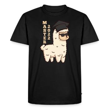 Master 2022 Diplôme Master Hut - T-shirt Premium bio Homme - noir - Devant - Nico (187cm)