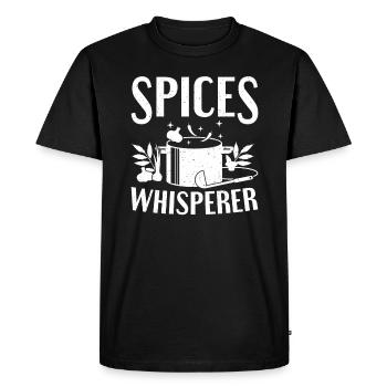 Cuisine Spices Whisperer Cook Chef - T-shirt Premium bio Homme - noir - Devant - Nico (187cm)