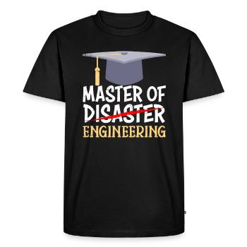 Master's Degree 2022 Master of Engineering - Men's Premium Organic T-Shirt - black - Front - Nico (187cm)