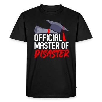 Master officiel en catastrophe Master Of Disaster - T-shirt Premium bio Homme - noir - Devant - Nico (187cm)