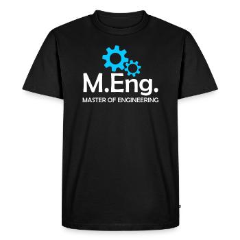 Master's Degree 2022 Master of Engineering - Men's Premium Organic T-Shirt - black - Front - Nico (187cm)