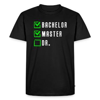 Master Master 2022 - T-shirt Premium bio Homme - noir - Devant - Nico (187cm)