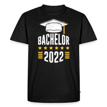 Bachelor 2022 Bachelor's Degree Bachelor - Men's Premium Organic T-Shirt - black - Front - Nico (187cm)