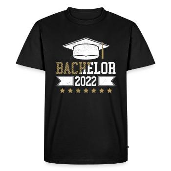 Baccalauréat 2022 Baccalauréat - T-shirt Premium bio Homme - noir - Devant - Nico (187cm)