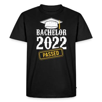 Baccalauréat 2022 Baccalauréat - T-shirt Premium bio Homme - noir - Devant - Nico (187cm)