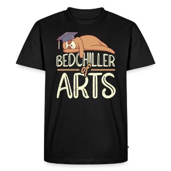 Bedchiller of Arts Baccalauréat Baccalauréat - T-shirt Premium bio Homme - noir - Devant - Nico (187cm)