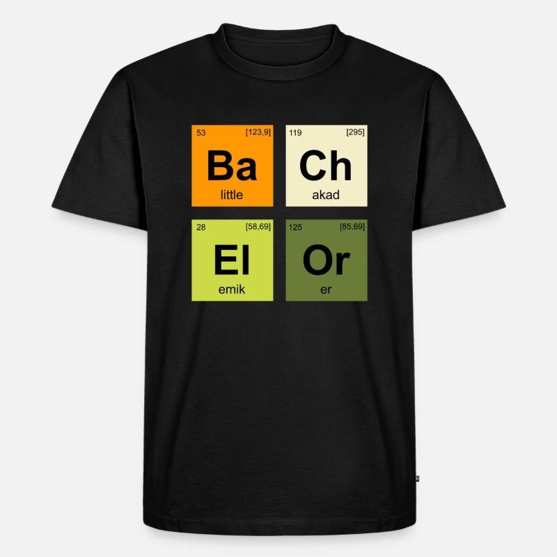 Bachelorabschluss Bachelor Abschluss - Männer Premium Bio T-Shirt - Schwarz