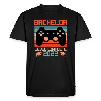 Baccalauréat Baccalauréat 2022 - T-shirt Premium bio Homme - noir - Devant - Nico (187cm)
