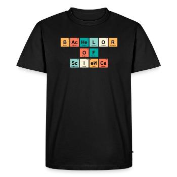 Bachelor of Science Degree 2022 Bachelor - Men's Premium Organic T-Shirt - black - Front - Nico (187cm)