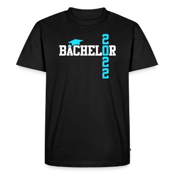 Bachelor Abschluss 2022 - Männer Premium Bio T-Shirt - Schwarz - Vorne - Nico (187cm)