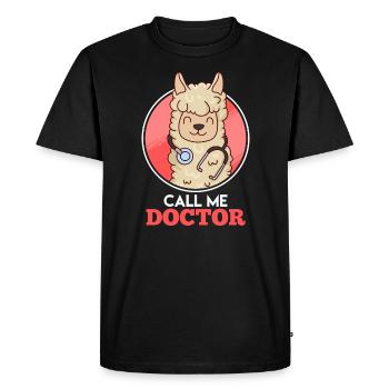 Doctorate 2022 Doctoral Thesis Dissertation Doctor - Men's Premium Organic T-Shirt - black - Front - Nico (187cm)