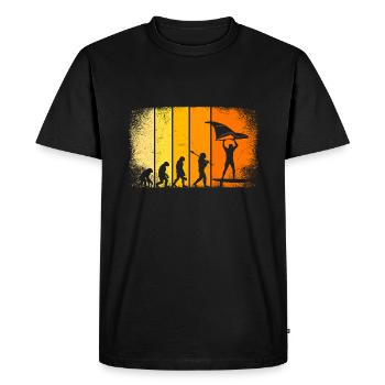 Wing Surfer Wing Foiler Evolution Wing Foil - Men's Premium Organic T-Shirt - black - Front - Nico (187cm)