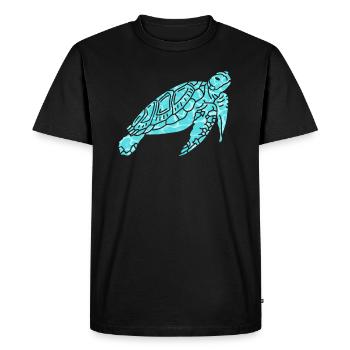 Tortues colorées Diver Holiday Ladies - T-shirt Premium bio Homme - noir - Devant - Nico (187cm)