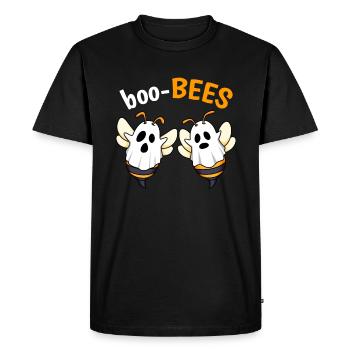 Boo-Bees Arrête de regarder les abeilles Femmes - T-shirt Premium bio Homme - noir - Devant - Nico (187cm)