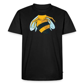 Funny Bee Costume Carnival Carnival Bee - Men's Premium Organic T-Shirt - black - Front - Nico (187cm)