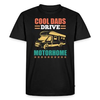 Cool Dads Drive Motorhome Camper Motorhome - Men's Premium Organic T-Shirt - black - Front - Nico (187cm)