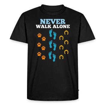 Cavalier Propriétaire de chien Horse Dog - T-shirt Premium bio Homme - noir - Devant - Nico (187cm)