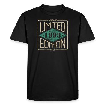 Génial depuis 1993 Retro Vintage Design - T-shirt Premium bio Homme - noir - Devant - Nico (187cm)