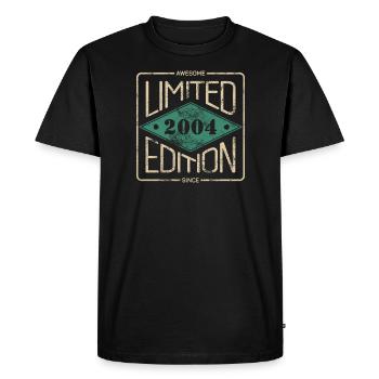 Génial depuis 2004 Retro Vintage Design - T-shirt Premium bio Homme - noir - Devant - Nico (187cm)