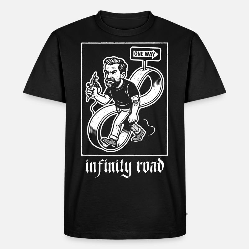Infinity Road - Men's Premium Organic T-Shirt - black