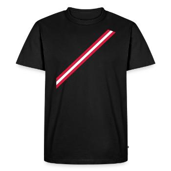 country colours - Men's Premium Organic T-Shirt - black - Front - Nico (187cm)