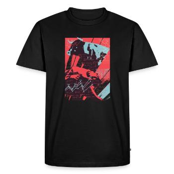 Bull and Bear - Stock Exchange Invest - Men's Premium Organic T-Shirt - black - Front - Nico (187cm)