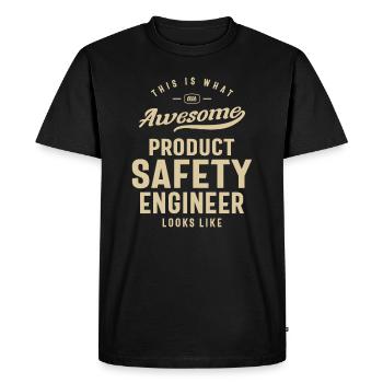 Awesome Product Safety Engineer Job - Men's Premium Organic T-Shirt - black - Front - Nico (187cm)