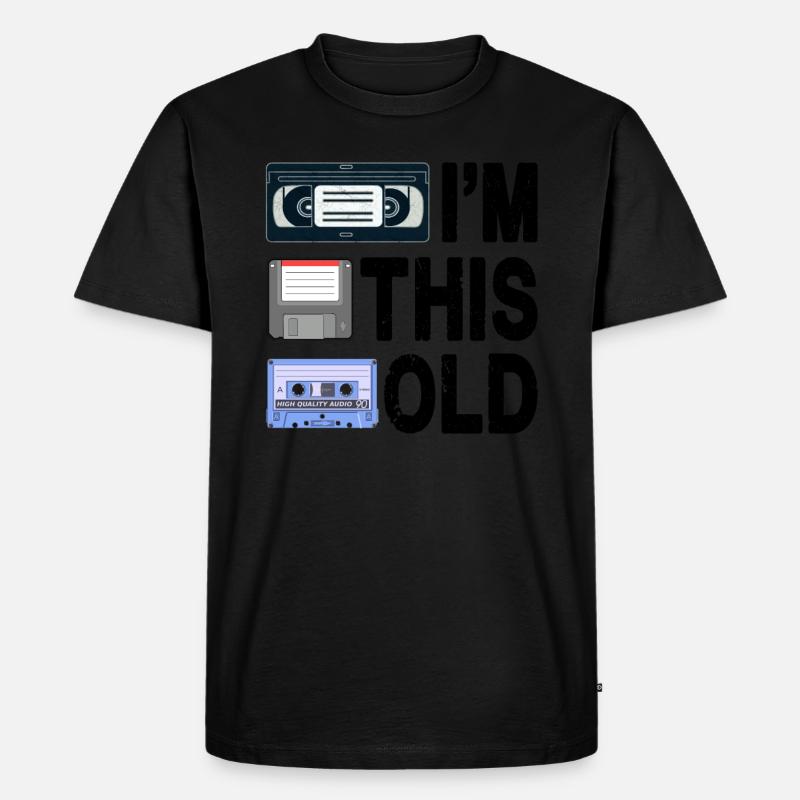 Ich bin so alt - Männer Premium Bio T-Shirt - undefined