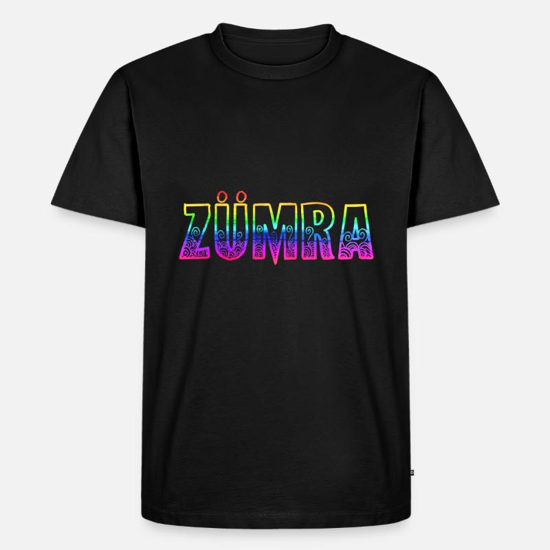 zümra rs regenbogen - Männer Premium Bio T-Shirt - Schwarz