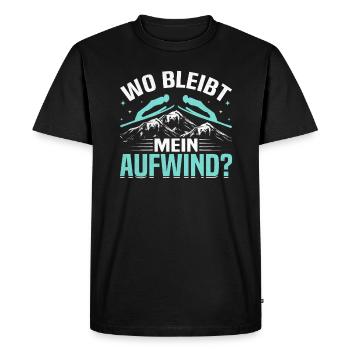 Ski helmet for ski jumping Ski jumping opportunity Ski flying - Men's Premium Organic T-Shirt - black - Front - Nico (187cm)