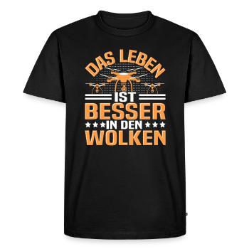 Drone avec caméra pour drone volant pour - T-shirt Premium bio Homme - noir - Devant - Nico (187cm)