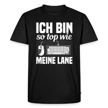 Gaming Gaming Headset Video Gamer Video Game Gamer - Men's Premium Organic T-Shirt - black - Front - Nico (187cm)