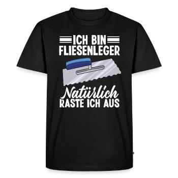 Tiler Master Tiler Craftsman Profession - Men's Premium Organic T-Shirt - black - Front - Nico (187cm)
