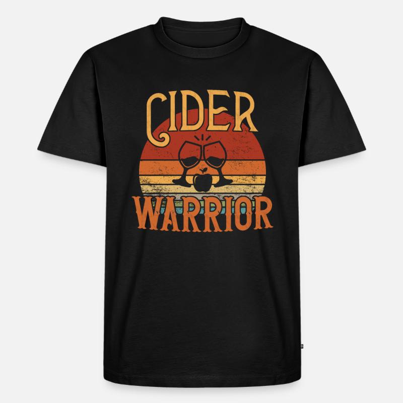 Cider Warrior / Cider - Männer Premium Bio T-Shirt - Schwarz