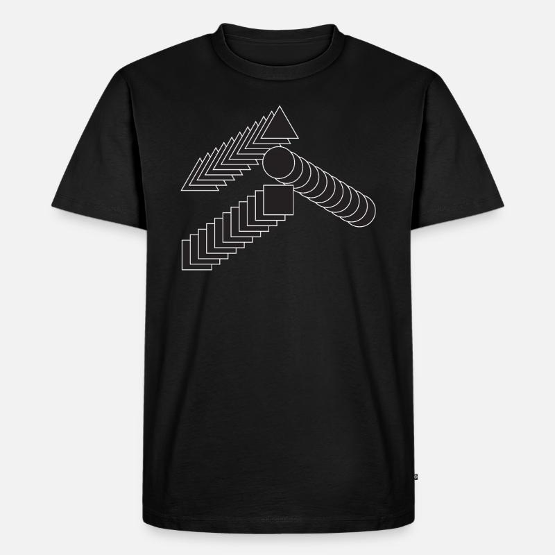 Design geometrischer Formen - Männer Premium Bio T-Shirt - undefined