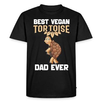 Tortoise - Men's Premium Organic T-Shirt - black - Front - Nico (187cm)