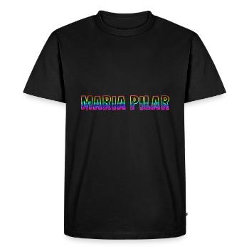 Maria Pilar RS Arc-en-ciel - T-shirt Premium bio Homme - noir - Devant - Nico (187cm)