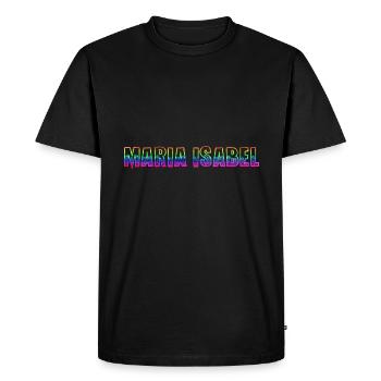Maria Isabel RS Arc-en-ciel - T-shirt Premium bio Homme - noir - Devant - Nico (187cm)