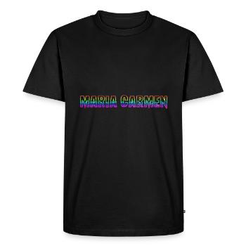 Maria Carmen RS Arc-en-ciel - T-shirt Premium bio Homme - noir - Devant - Nico (187cm)