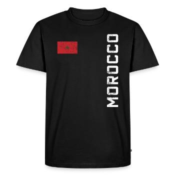 Morocco Morocco - Men's Premium Organic T-Shirt - black - Front - Nico (187cm)