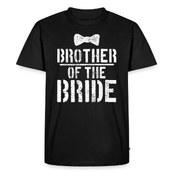 Mariage Frère De La Mariée - T-shirt Premium bio Homme - noir - Devant - Nico (187cm)