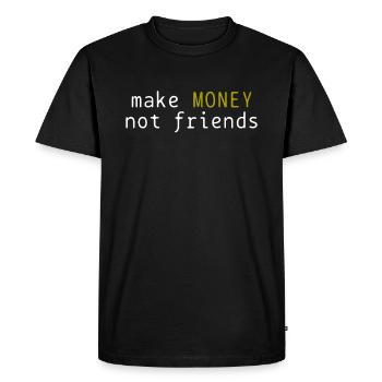 argent - T-shirt Premium bio Homme - noir - Devant - Nico (187cm)