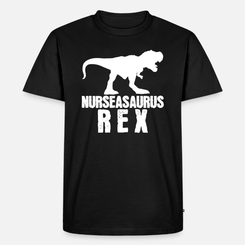 Krankenschwester - Männer Premium Bio T-Shirt - Schwarz