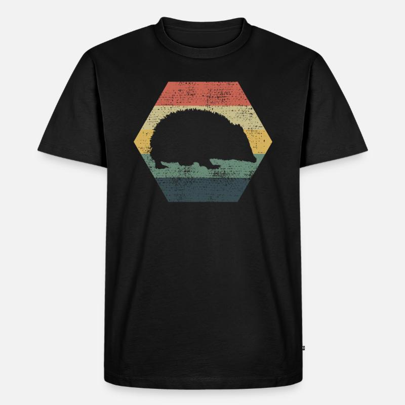 Hérisson Hérisson Hérisson - T-shirt Premium bio Homme - noir