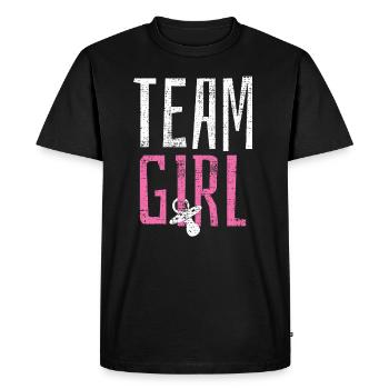 Le genre révèle - T-shirt Premium bio Homme - noir - Devant - Nico (187cm)