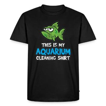 aquarium - T-shirt Premium bio Homme - noir - Devant - Nico (187cm)