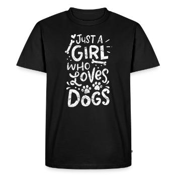Chien de compagnie - T-shirt Premium bio Homme - noir - Devant - Nico (187cm)