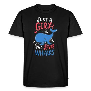whales - T-shirt Premium bio Homme - noir - Devant - Nico (187cm)