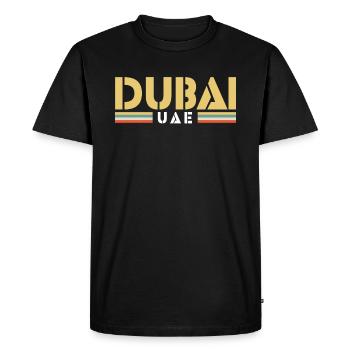 Dubai - Men's Premium Organic T-Shirt - black - Front - Nico (187cm)