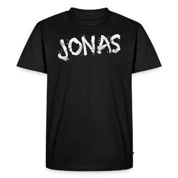 Jonas - T-shirt Premium bio Homme - noir - Devant - Nico (187cm)